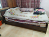 OTOBI Brand Double Bed Chocolate Brown